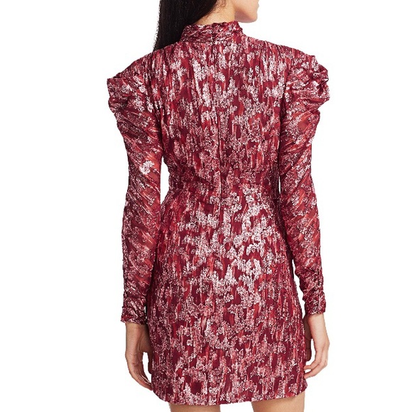 Jonathan Simkhai Red Metallic Dress - Picture 4 of 6